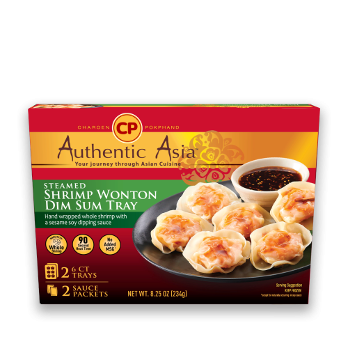 STEAMED SHRIMP WONTON DIM SUM TRAY